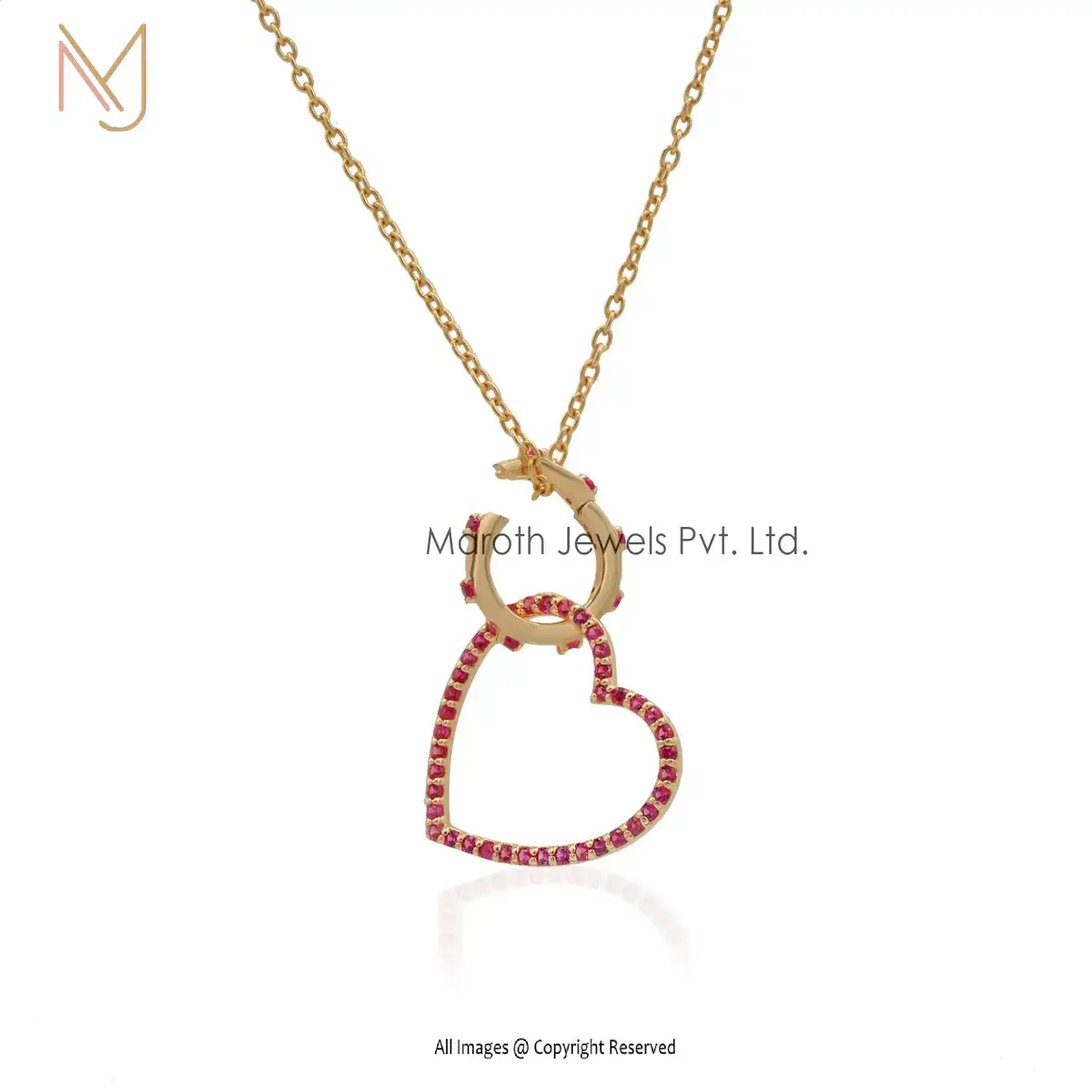 925 Sterling Silver Yellow Gold Plated Turquoise Gemstone Round Charm Holder Jewelry USA