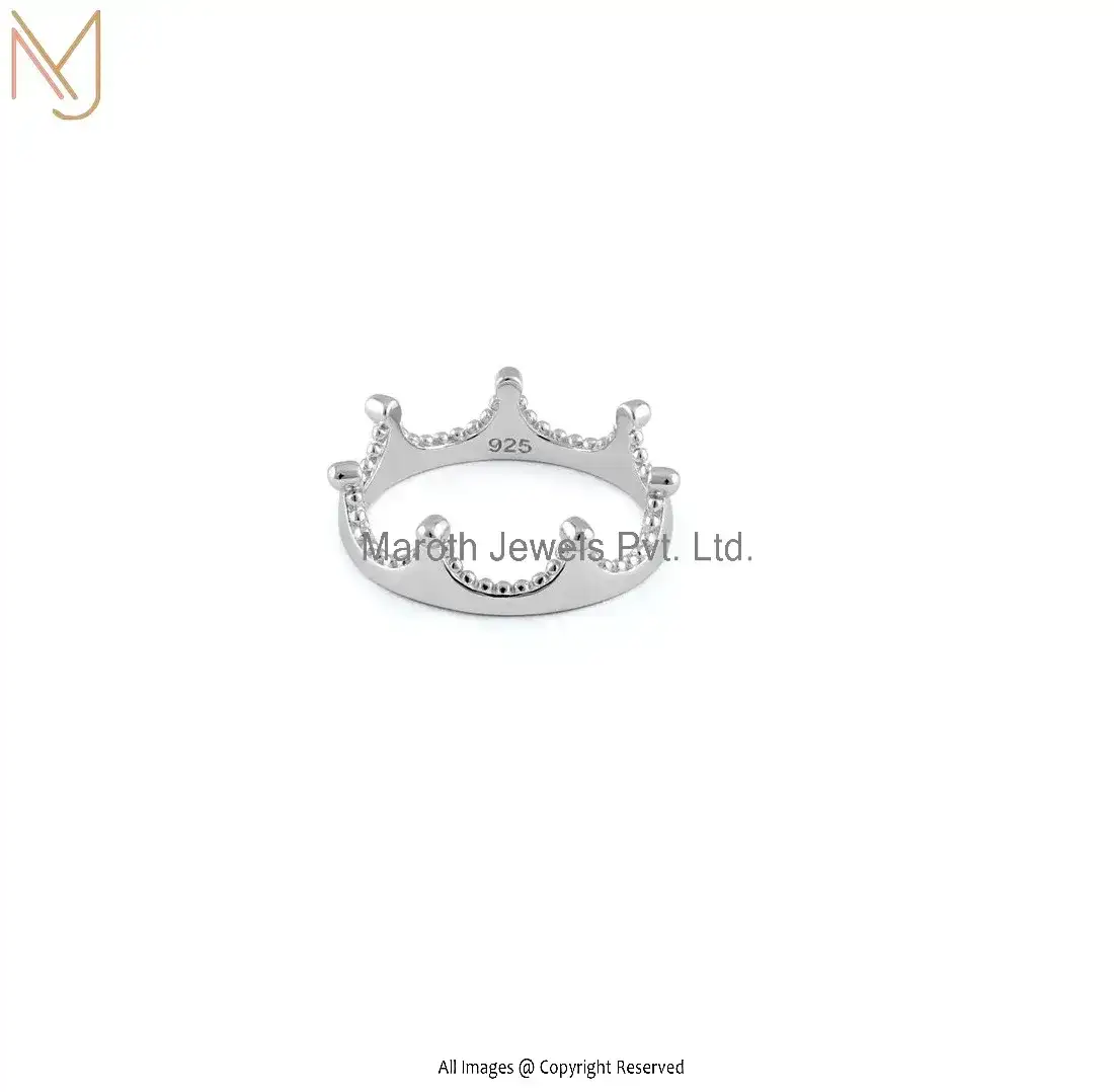 925 Sterling Silver King's Crown Ring Custom Jewelry