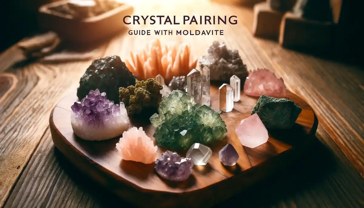 CRYSTAL PAIRING GUIDE WITH MOLDAVITE