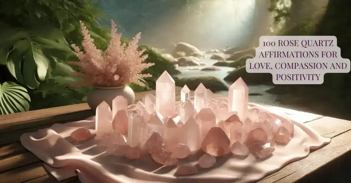 100 Rose Quartz Affirmations For Love, Compassion And Positivity