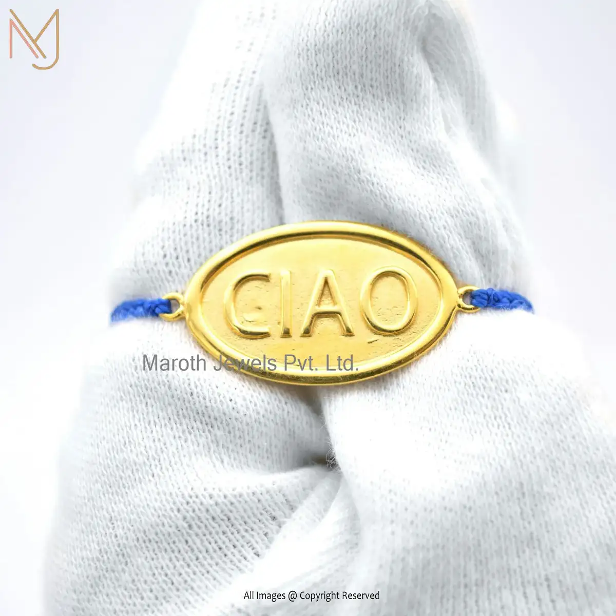 14K Yellow Gold Designer Bracelet Jewelry Manufacturer