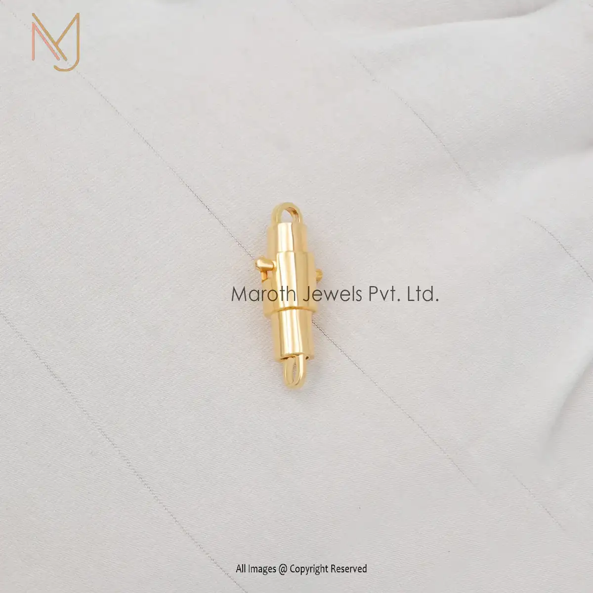 14K Yellow Gold Magnetic Lock Jewelry Manufacturer