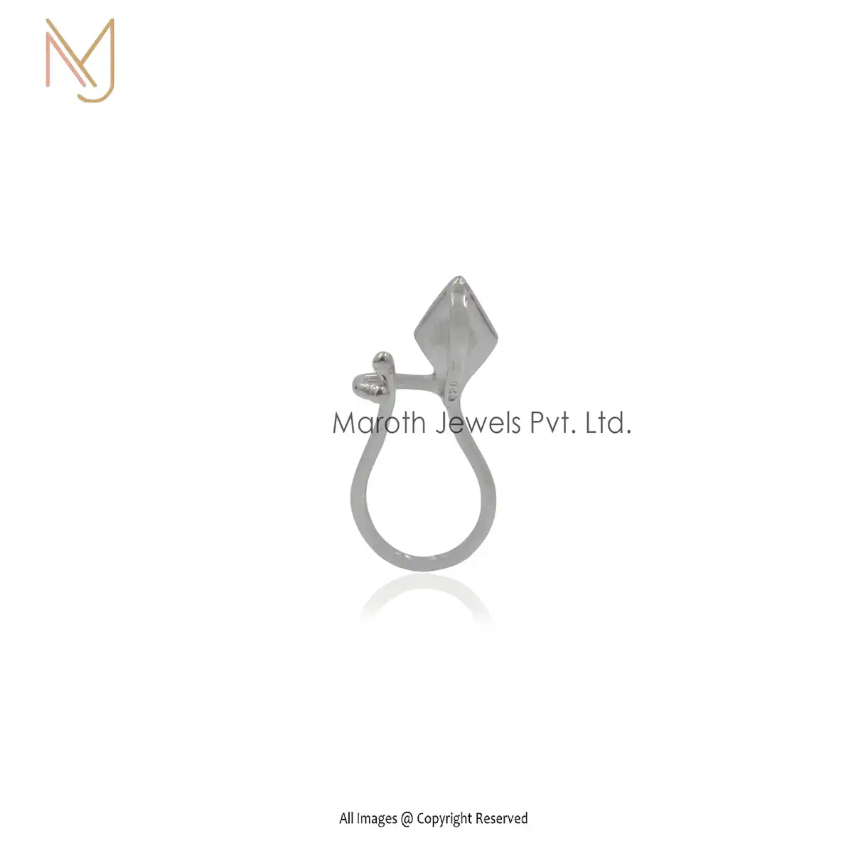 925 Silver Yellow Gold Plated Connector Lock Pendant Handmade Jewelry Manufacturer