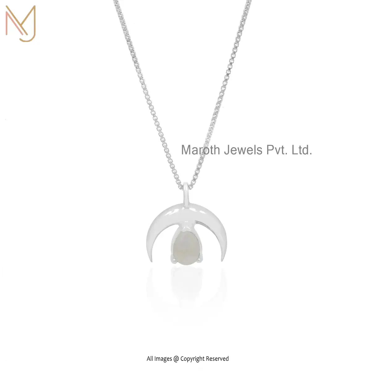 925 Silver High Polish Pendant Chain Necklace Jewelry Supplier