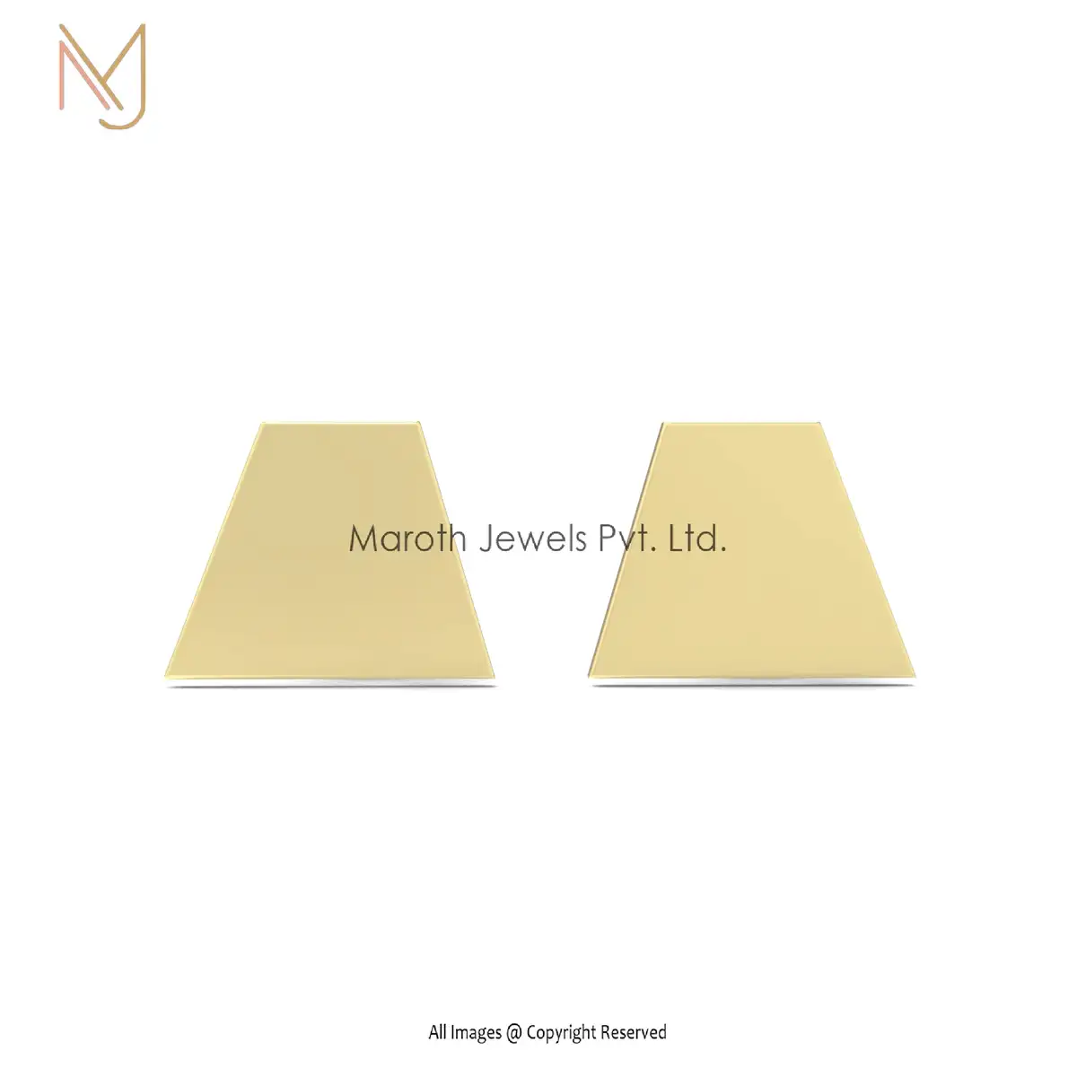 925 Stering Silver Yellow Gold Plated Stud Earring Jewelry Manufacturer