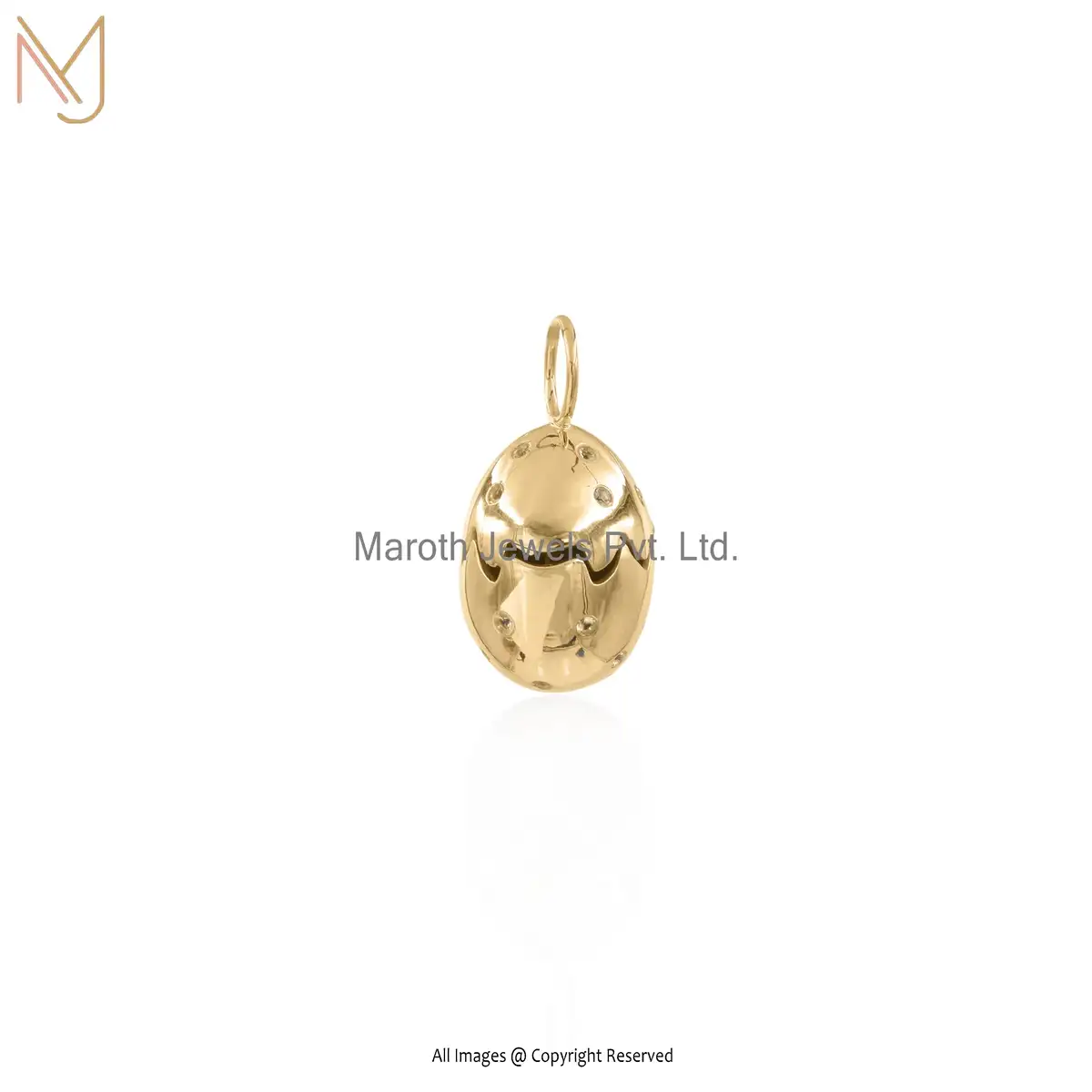 14K Soild Yellow Gold Astrological Charms Custom Jewelry