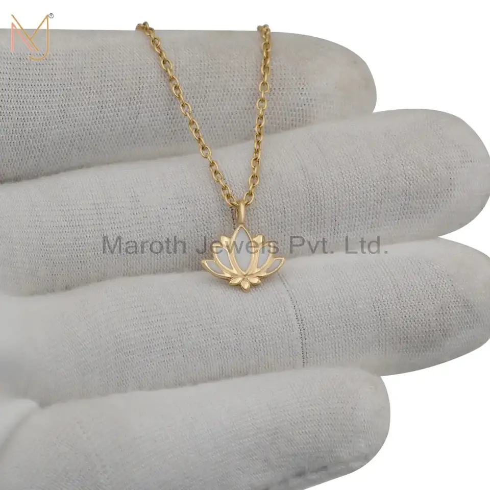 14K Yellow Gold Enamel Charms Pendant Jewelry Manufacturer