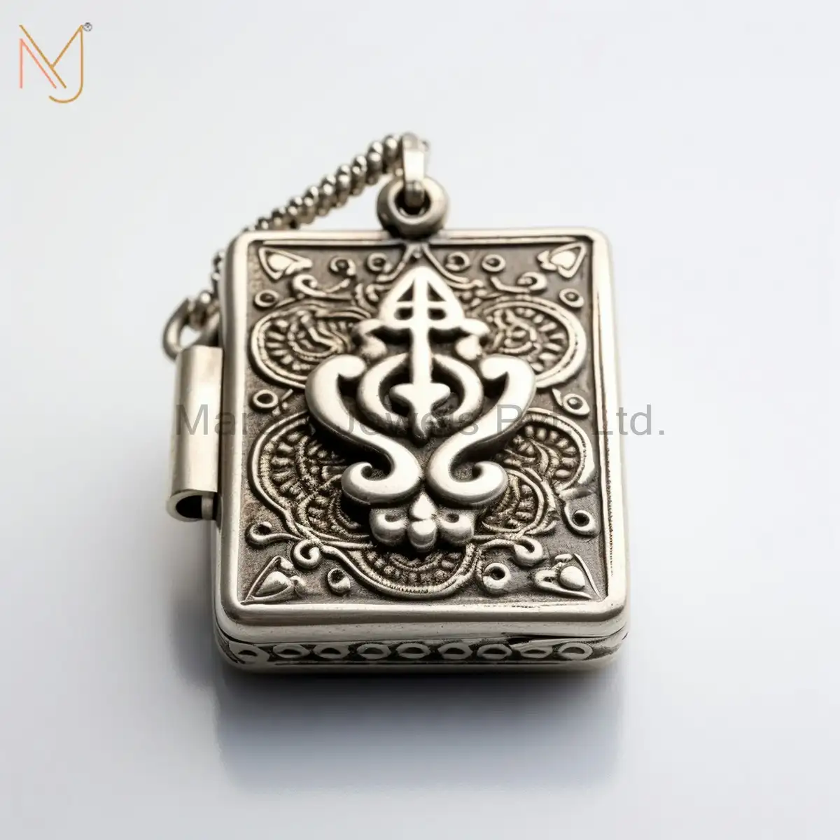 925 Sterling Silver Yellow Gold Plated Om Spiritual Tabiz Charm Pendant Jewelry Manufacturer