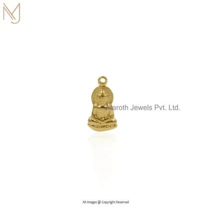 14K Yellow Gold Idol Charm Pendant Jewelry Supplier
